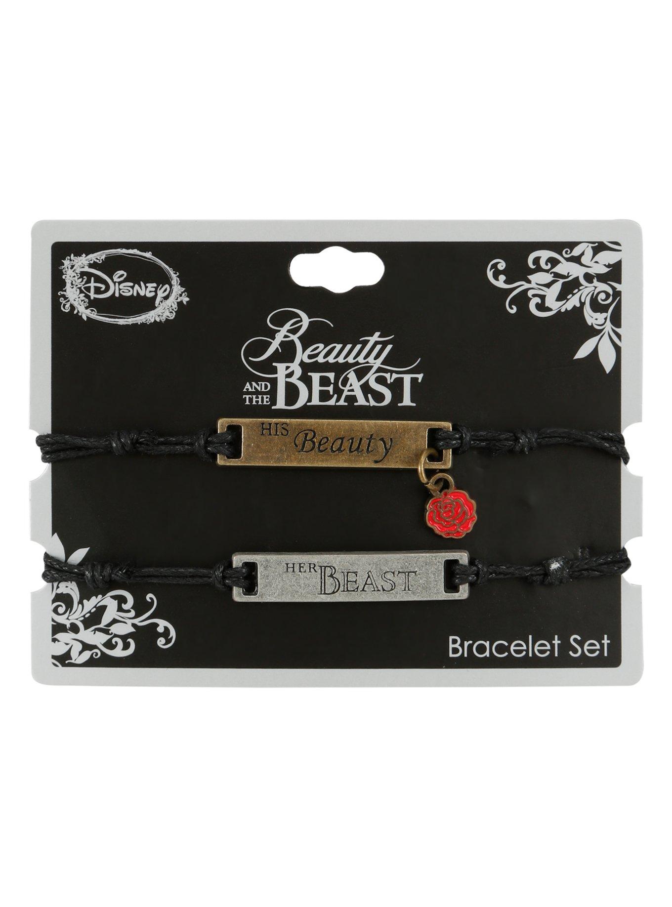 Disney Beauty And The Beast Cord Bracelet Set, , hi-res