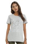 Her Universe Studio Ghibli Howl's Moving Castle Happily Ever After Girls T-Shirt, GREY, hi-res