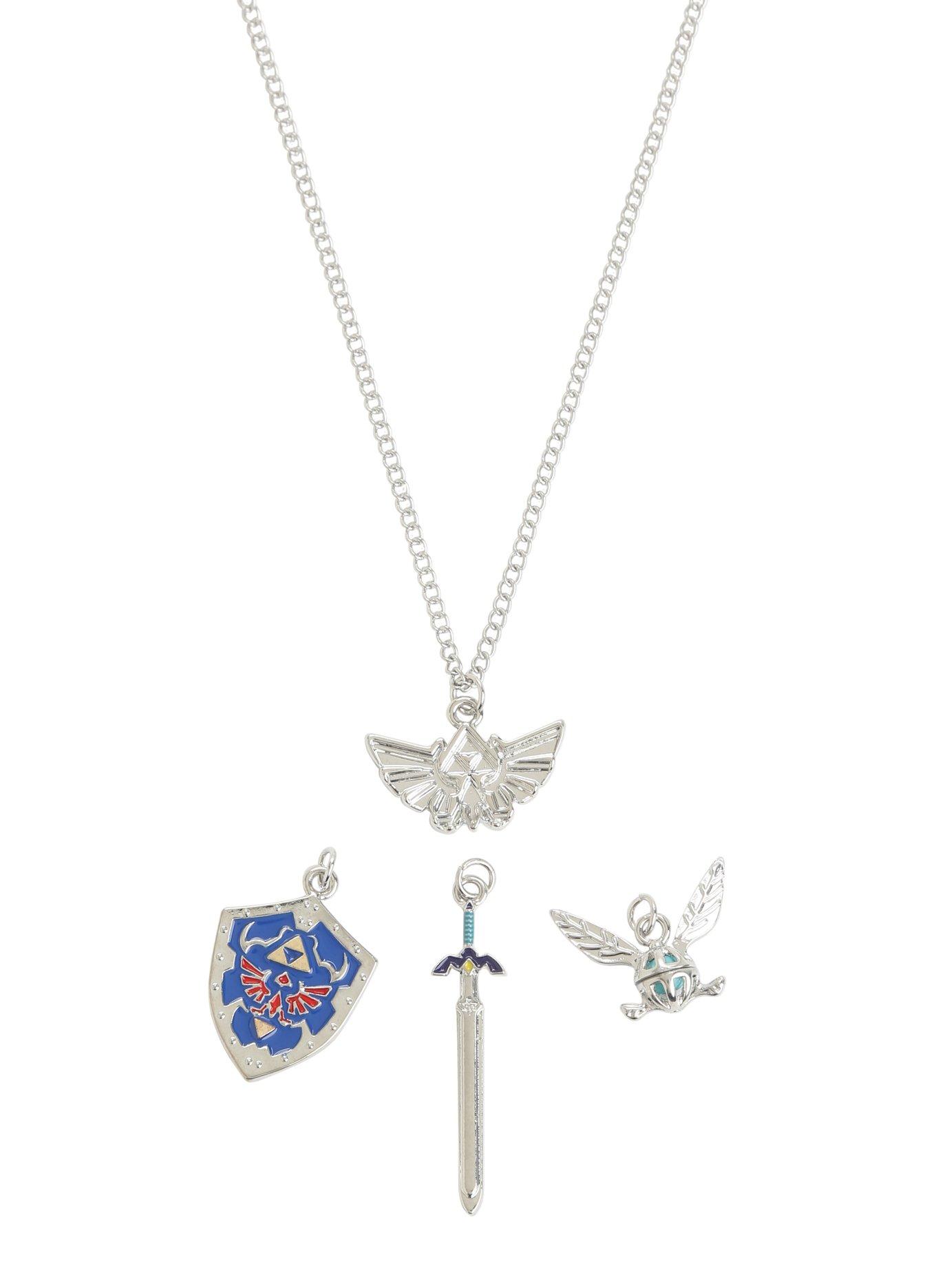 The Legend Of Zelda Multi Charm Necklace, , hi-res