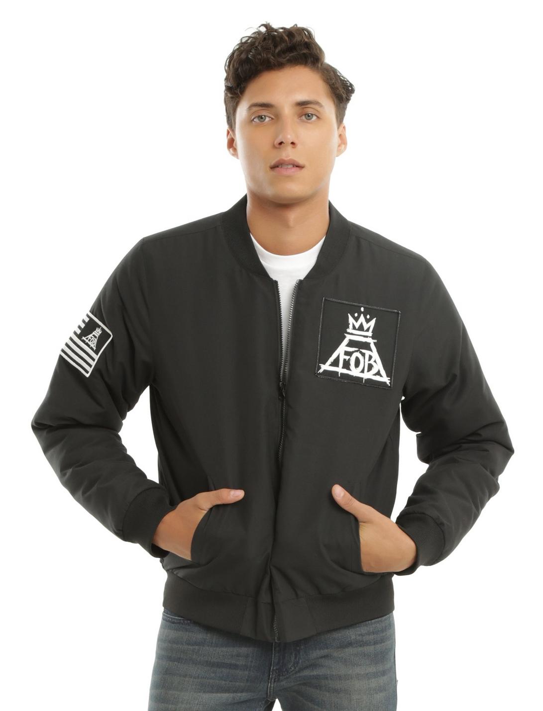 Fall Out Boy Boys Of Zummer This Is Our Culture Tour Bomber Jacket, BLACK, hi-res