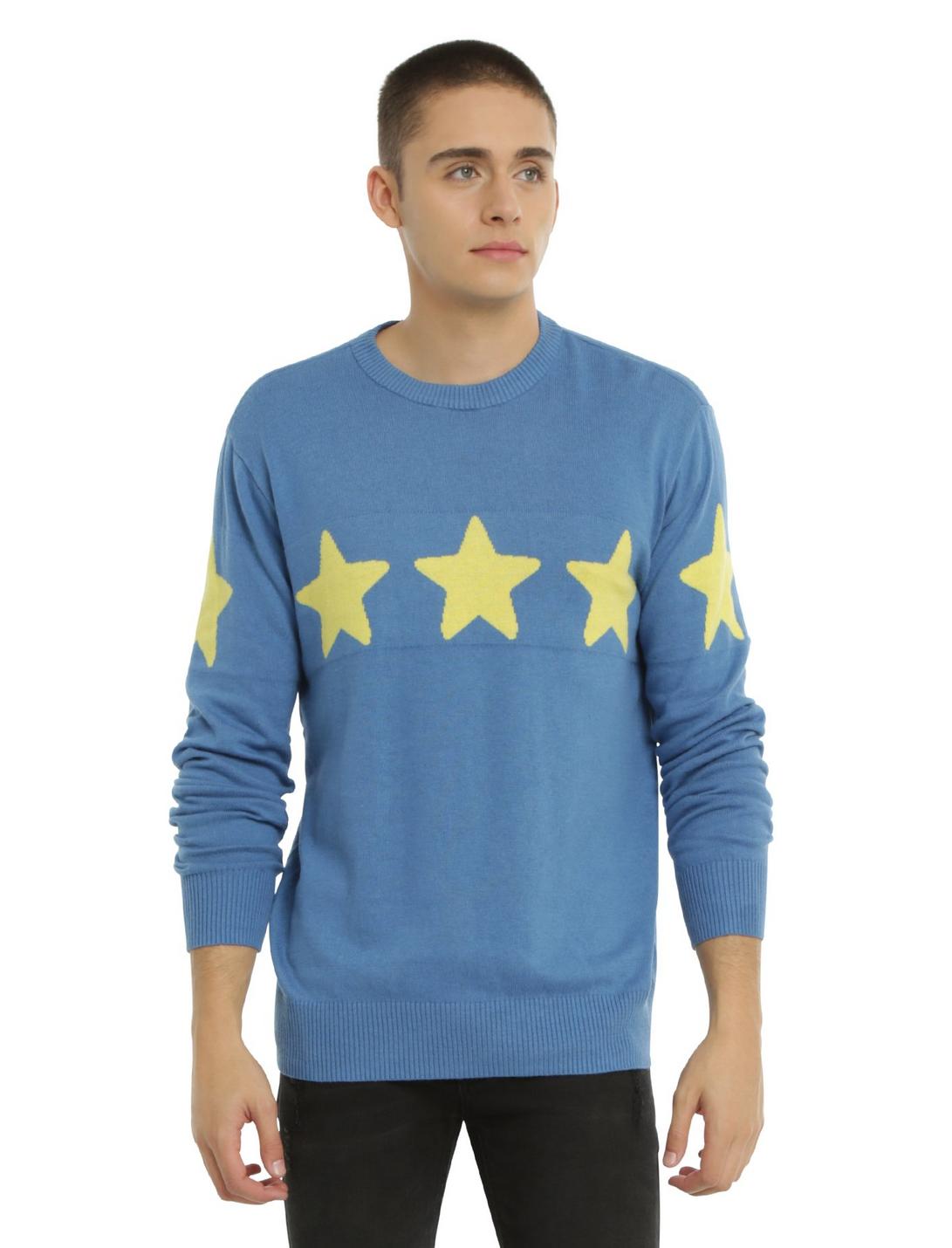 Cartoon Network Steven Universe Blue Star Guys Sweater, BLUE, hi-res