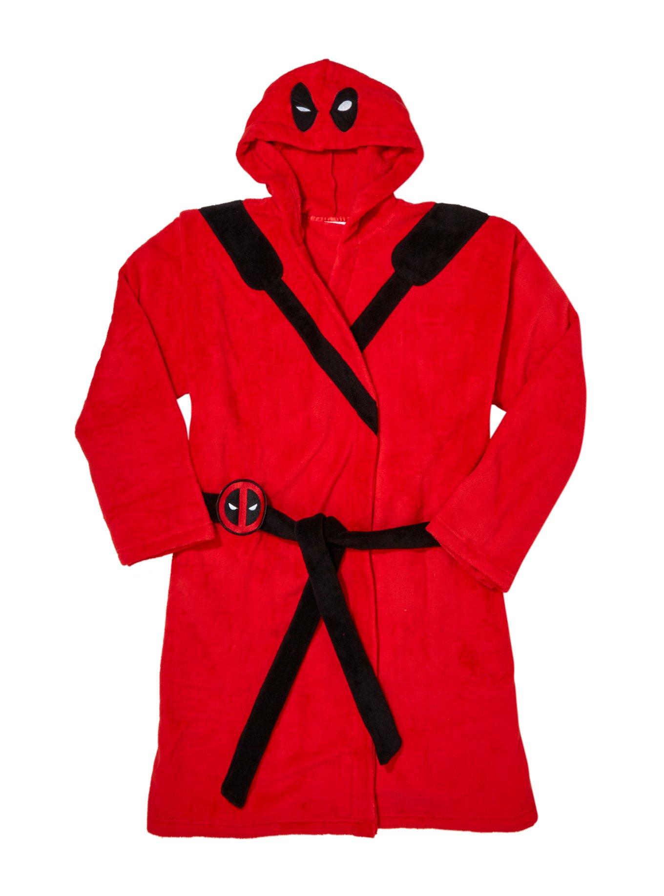 Marvel Deadpool Robe, RED, hi-res