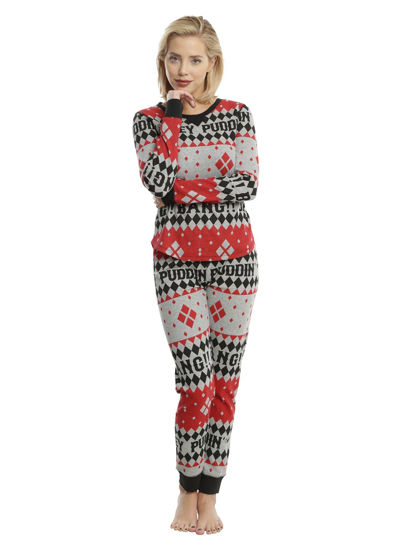 DC Comics Harley Quinn Girls Thermal Sleep Set, MULTI, hi-res