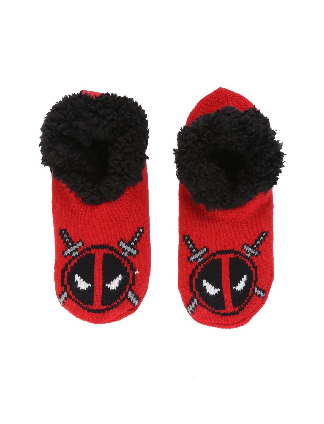 Marvel Deadpool Cozy Slippers, , hi-res