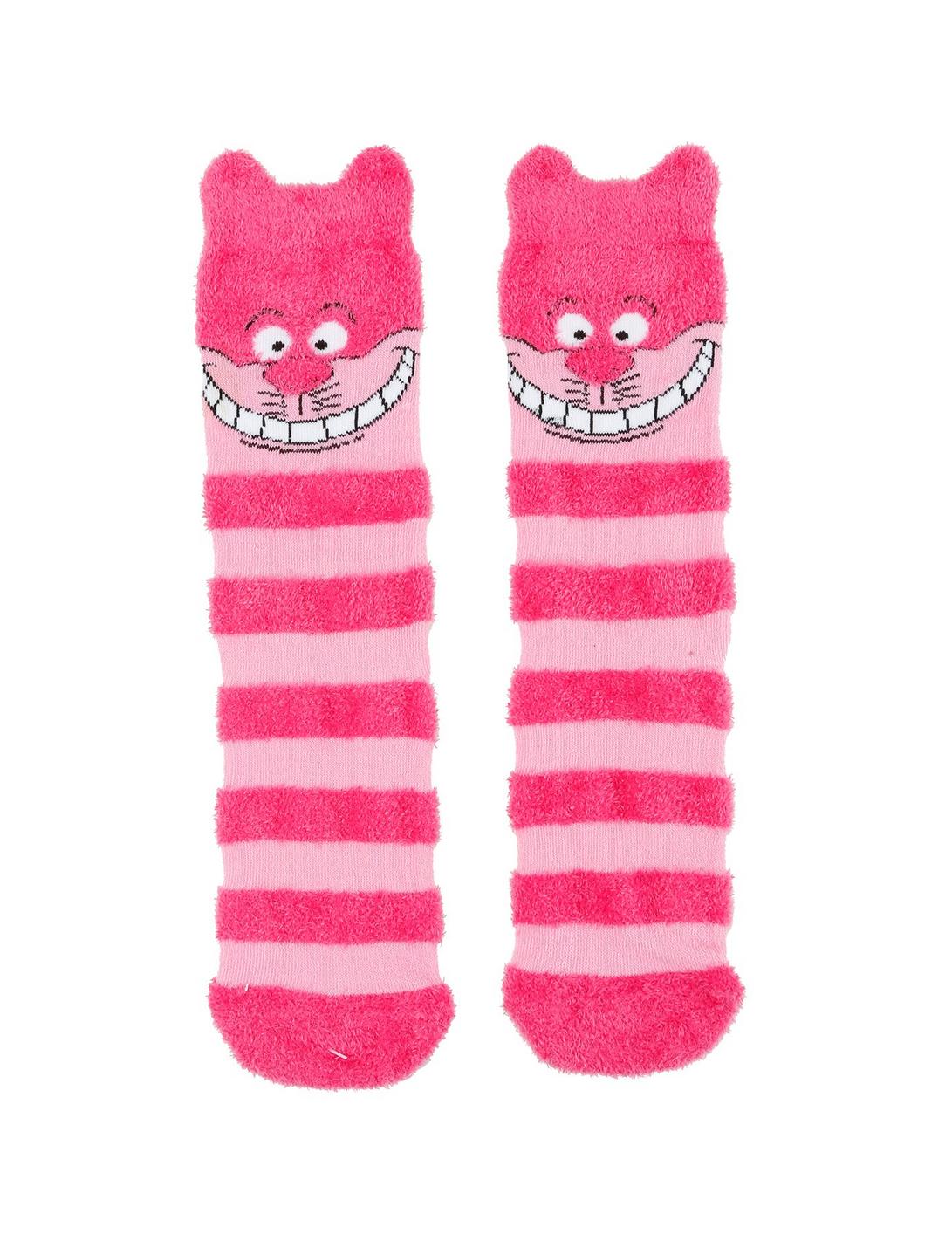 Disney Alice In Wonderland Cheshire Cat Plush Cozy Socks, , hi-res
