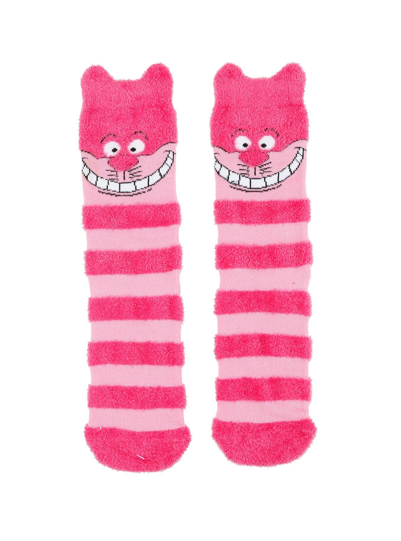 Disney Alice In Wonderland Cheshire Cat Plush Cozy Socks, , hi-res