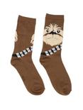 Star Wars Chewbacca Fuzzy Crew Socks, , hi-res