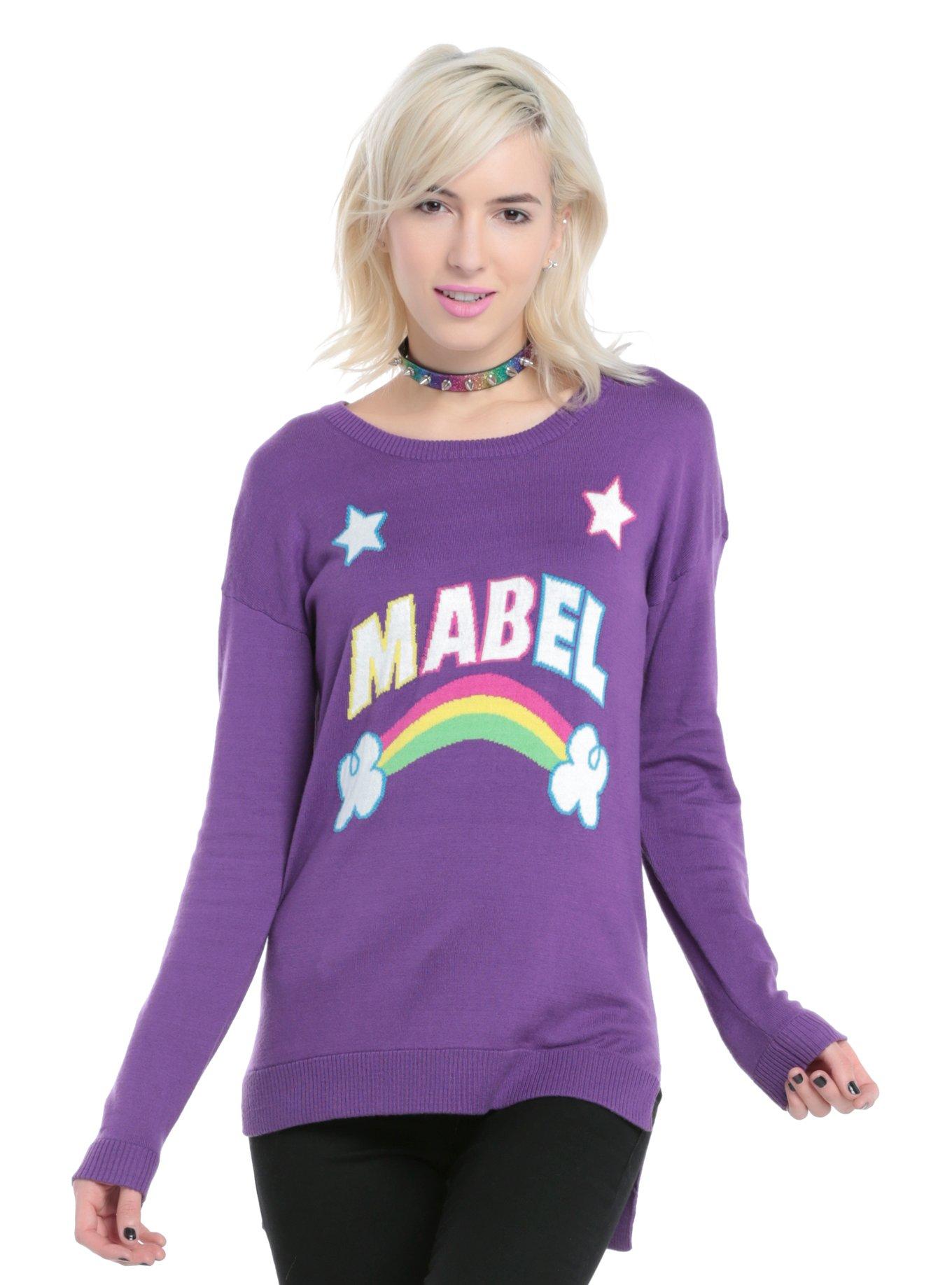 Gravity Falls Mabel Intarsia Girls Sweater Hot Topic