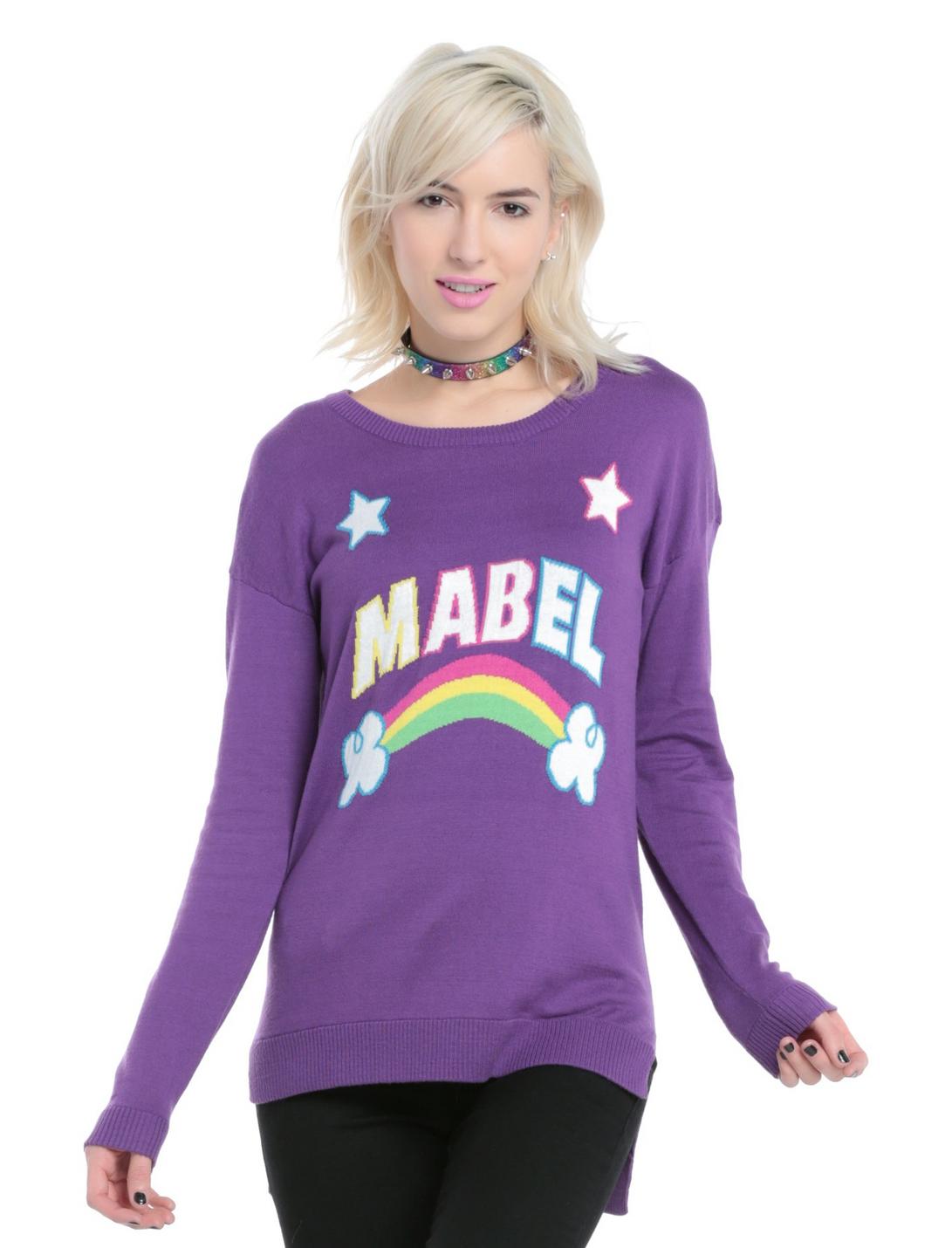 Gravity Falls Mabel Intarsia Girls Sweater, , hi-res