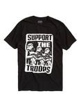 Star Wars Support The Troops Stormtroopers T-Shirt, BLACK, hi-res