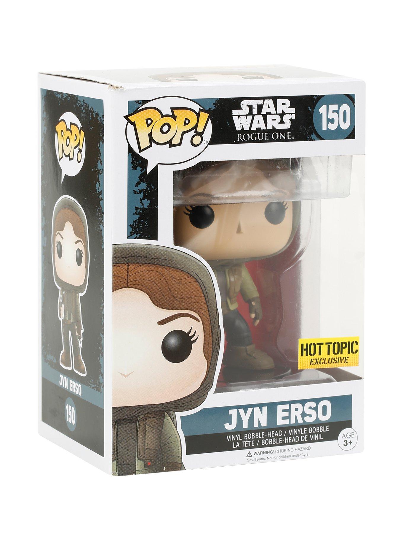 Funko Star Wars: Rogue One Pop! Jyn Erso Vinyl Bobble-Head Hot Topic Exclusive, , hi-res