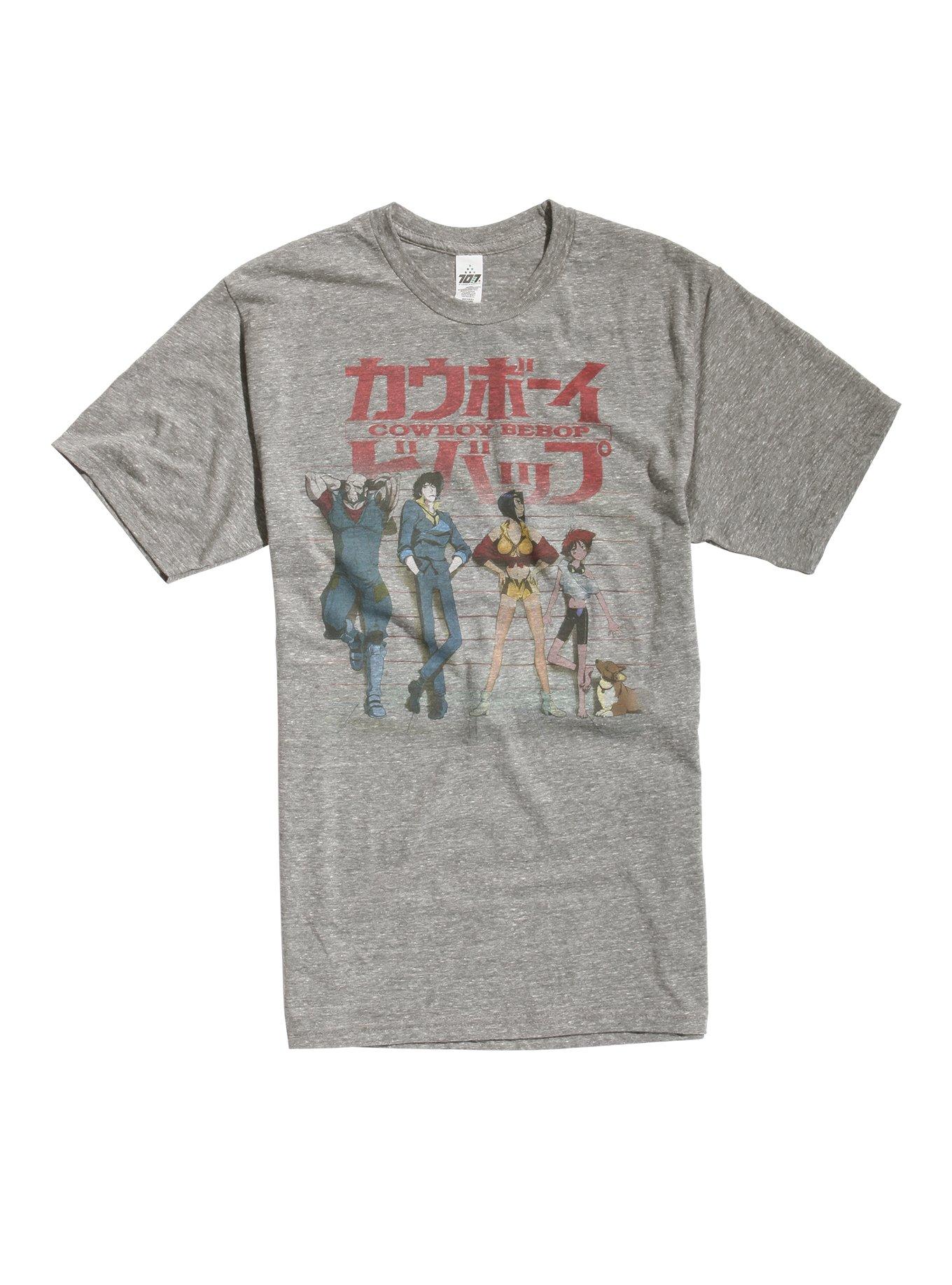 Cowboy Bebop Lineup T-Shirt, GREY, hi-res