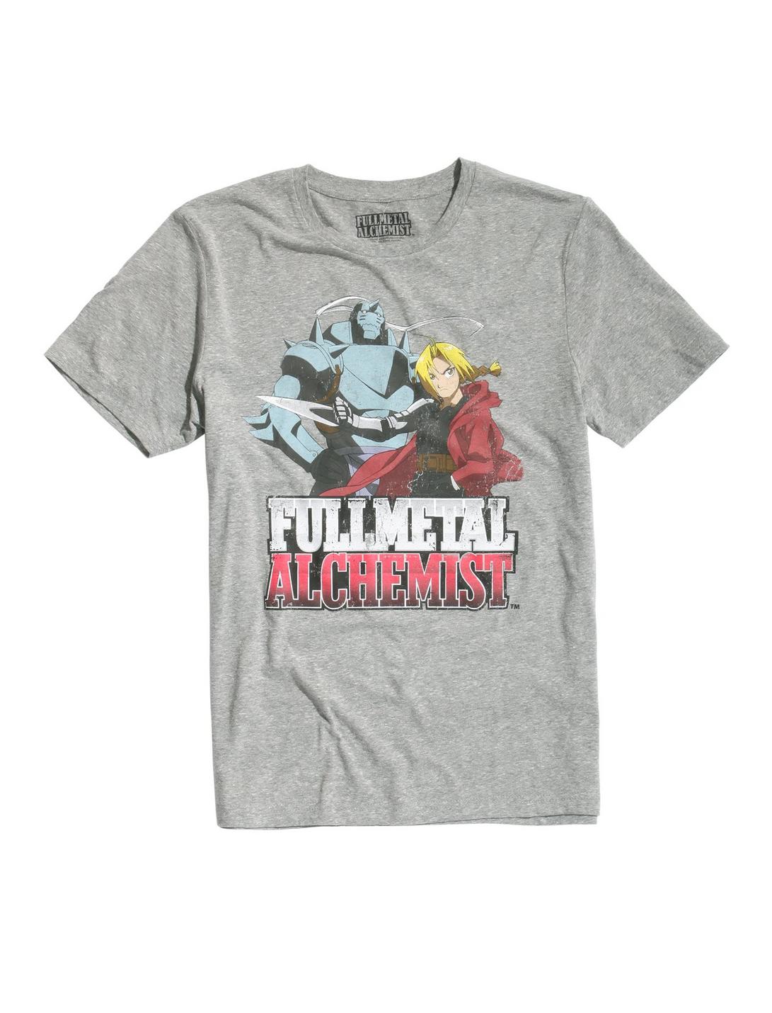Fullmetal Alchemist Vintage T-Shirt, GREY, hi-res