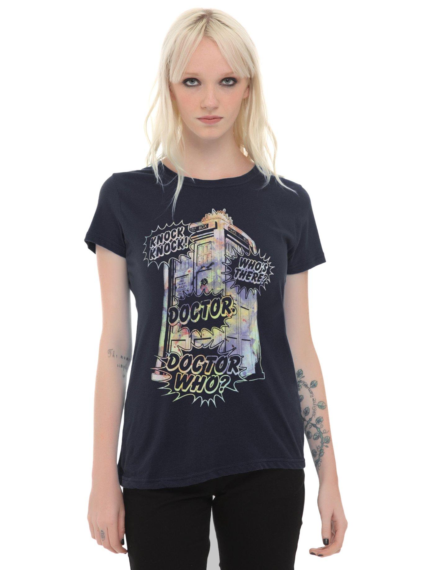 Doctor Who Watercolor TARDIS Girls T-Shirt | Hot Topic