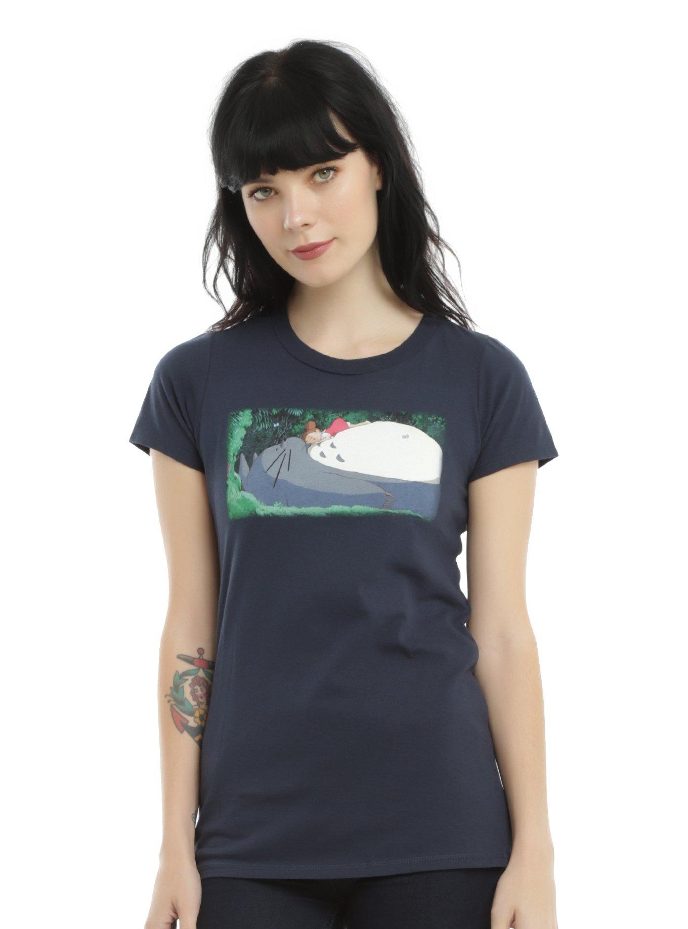 Her Universe My Neighbor Totoro Sleeping Girls T-Shirt, NAVY, hi-res