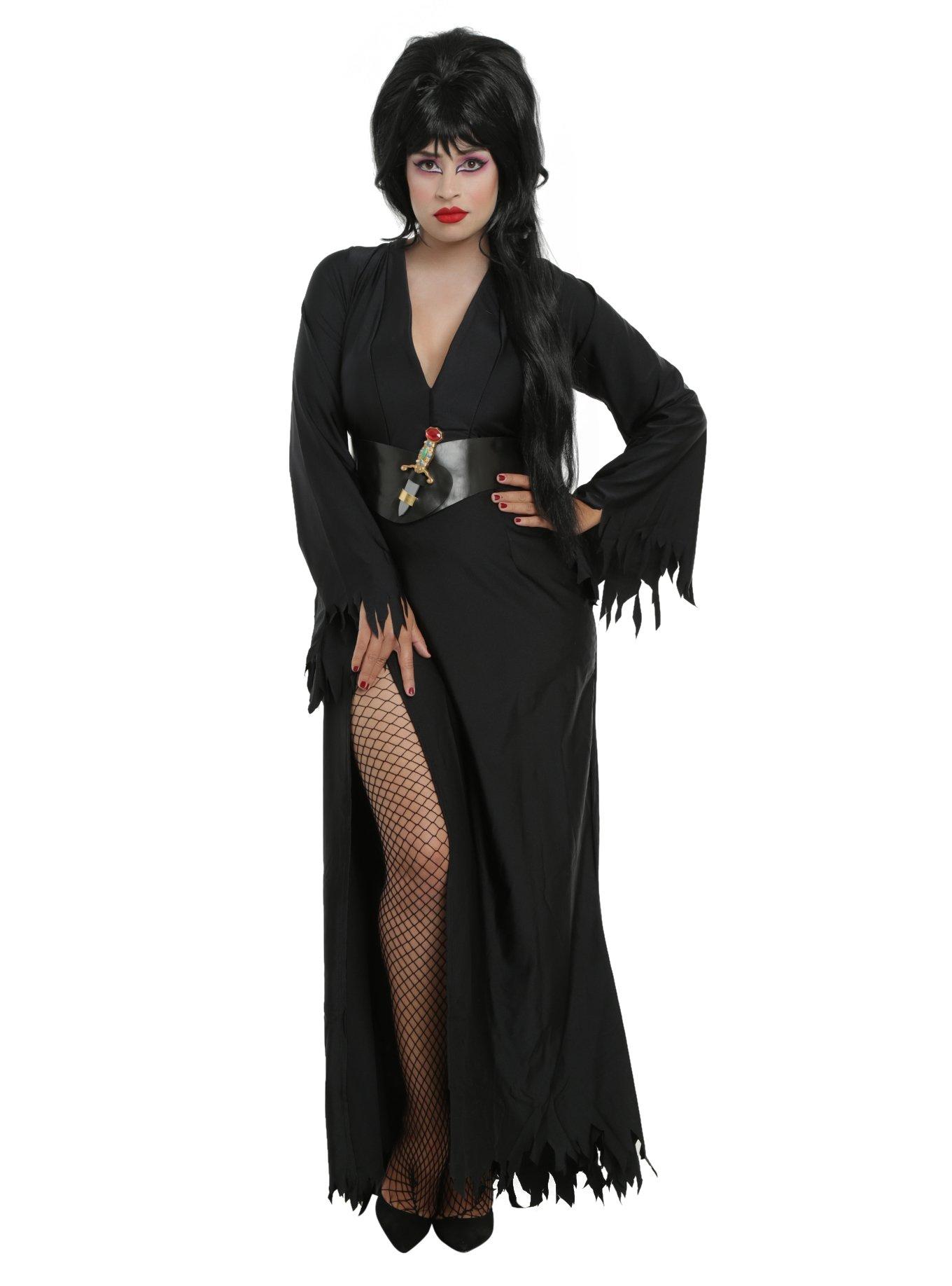 Elvira Costume Plus Size, BLACK, hi-res