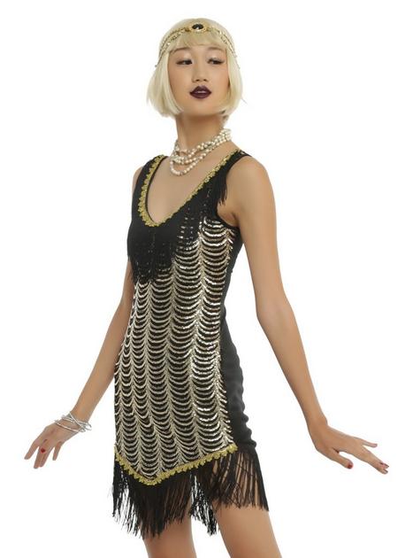 slim fit dress slacks Cleo 1920s Flapper Dress