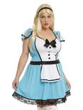 Storybook Alice Costume Plus Size, BLUE, hi-res