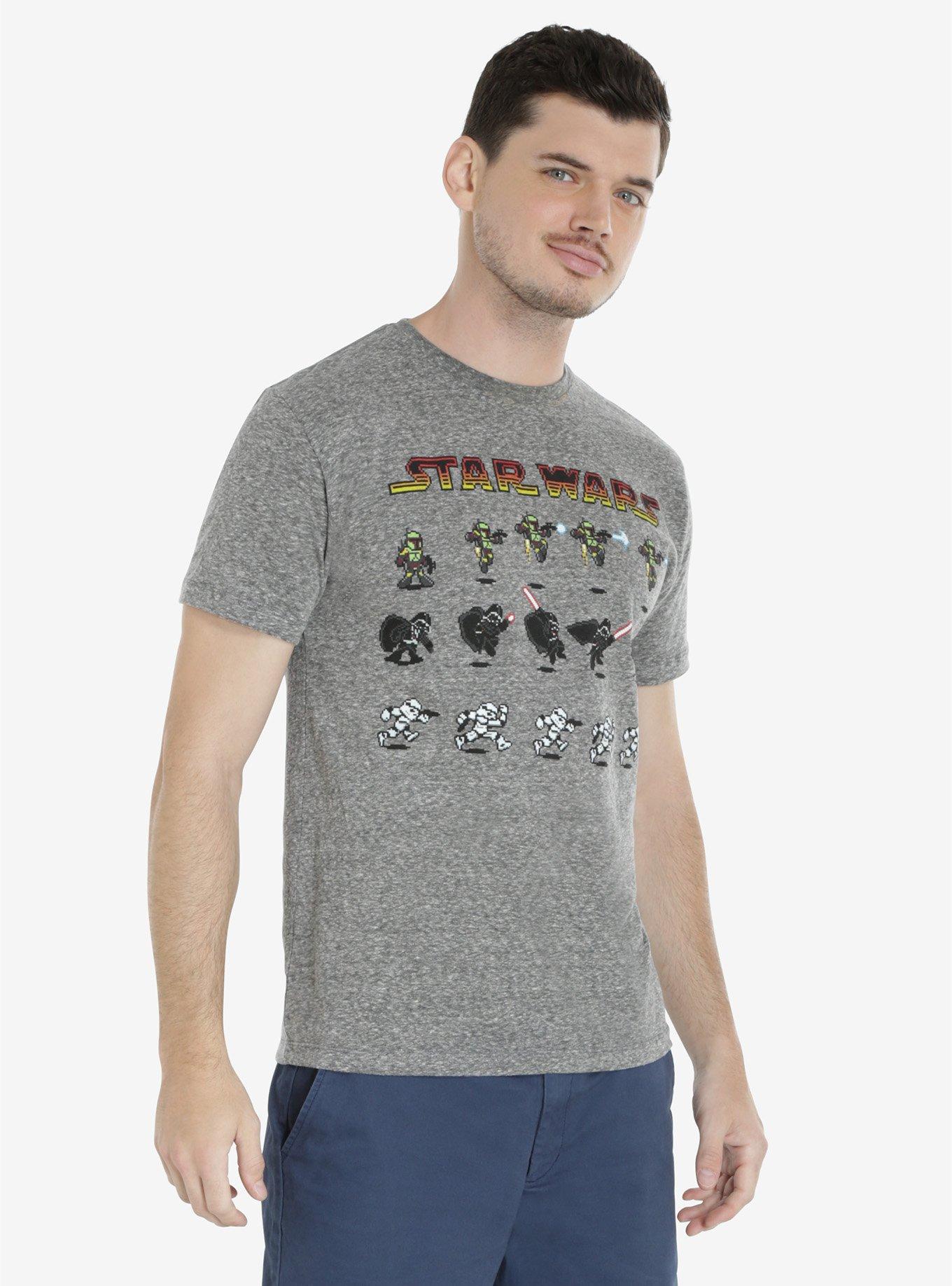 Star Wars 8-Bit Imperial T-Shirt, CHARCOAL, hi-res