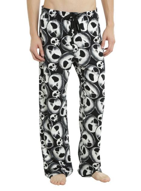 The Nightmare Before Christmas Jack Head Guys Pajama Pants | Hot Topic