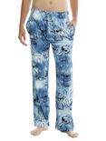 Disney Lilo & Stitch Blue Tie Dye Guys Pajama Pants, BLUE, hi-res