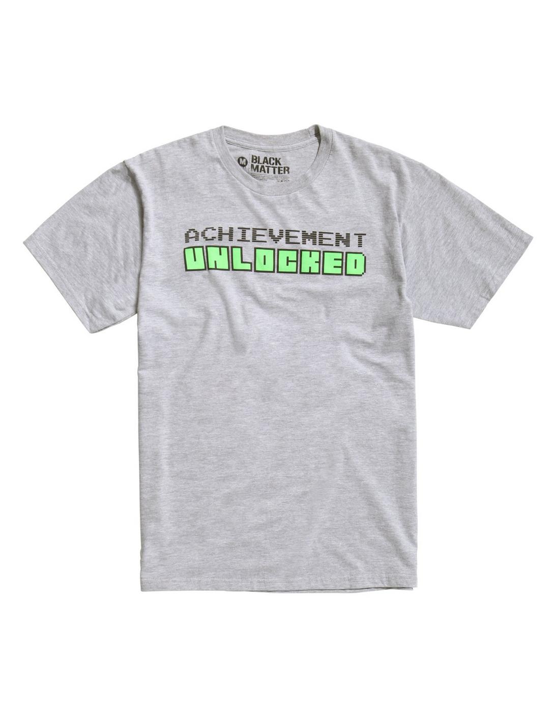 Achievement Unlocked T-Shirt, SILVER, hi-res