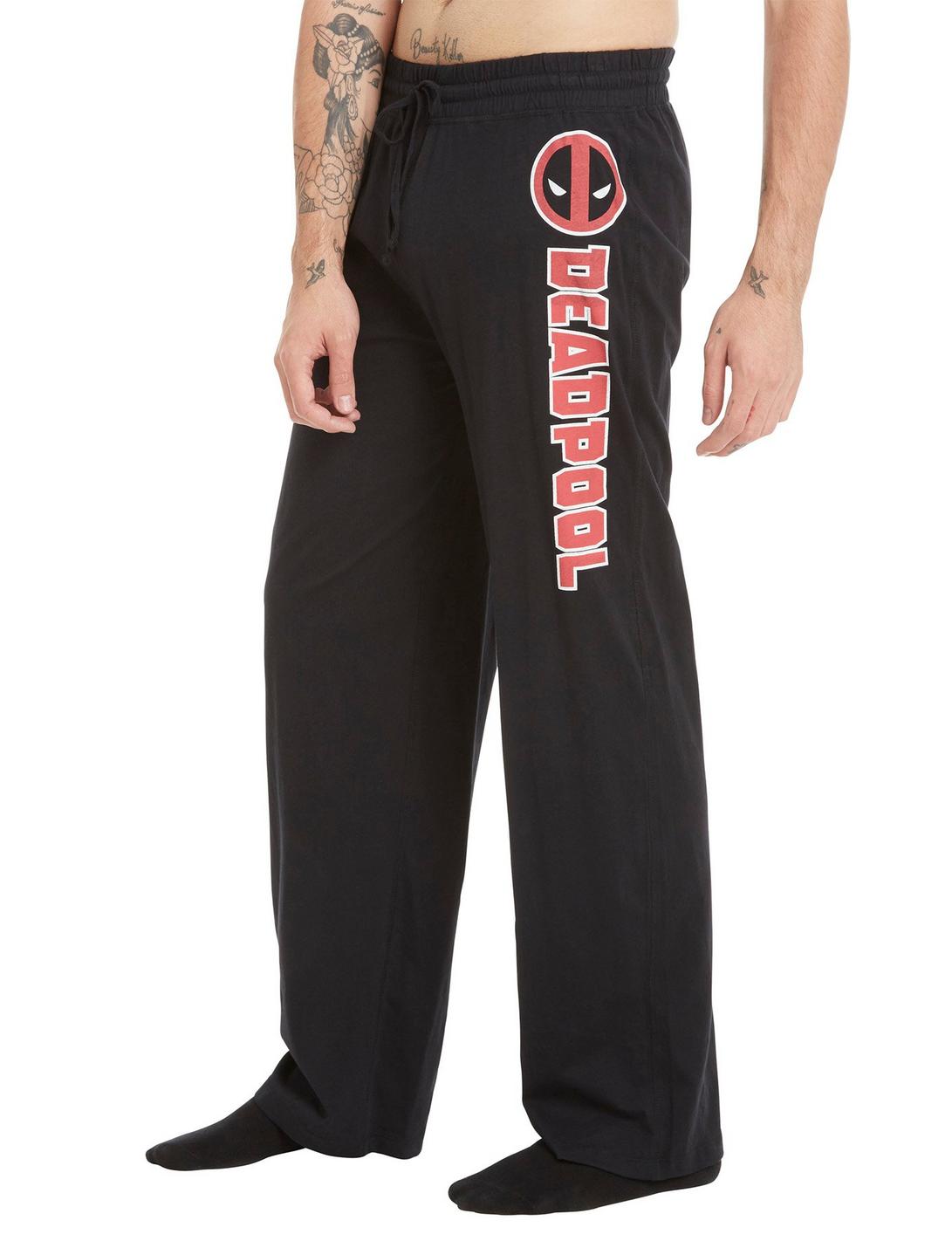 Marvel Deadpool Logos Reversible Guys Pajama Pants, MULTI, hi-res