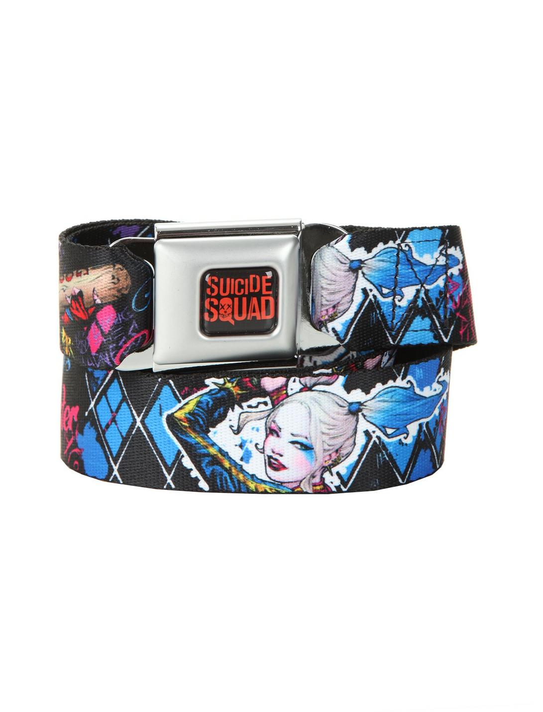 DC Comics Suicide Squad Harley Quinn Seat Belt Belt, , hi-res