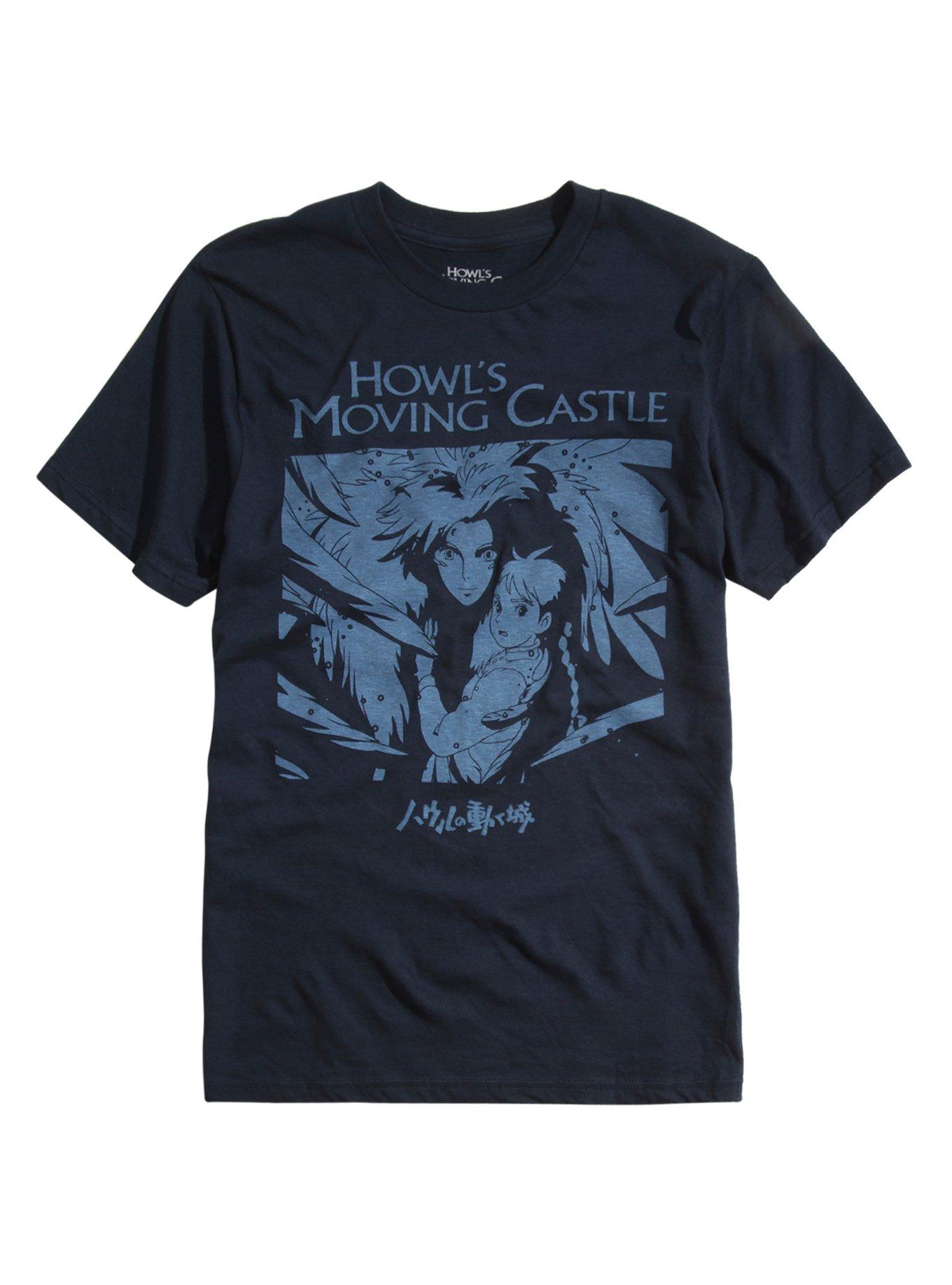 Studio Ghibli Howl's Moving Castle Tonal T-Shirt, BLUE, hi-res