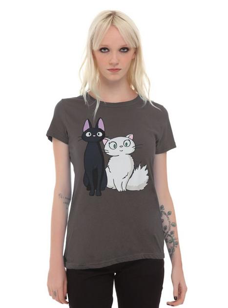 Studio Ghibli Her Universe Kiki's Delivery Service Jiji & Lily Girls T ...