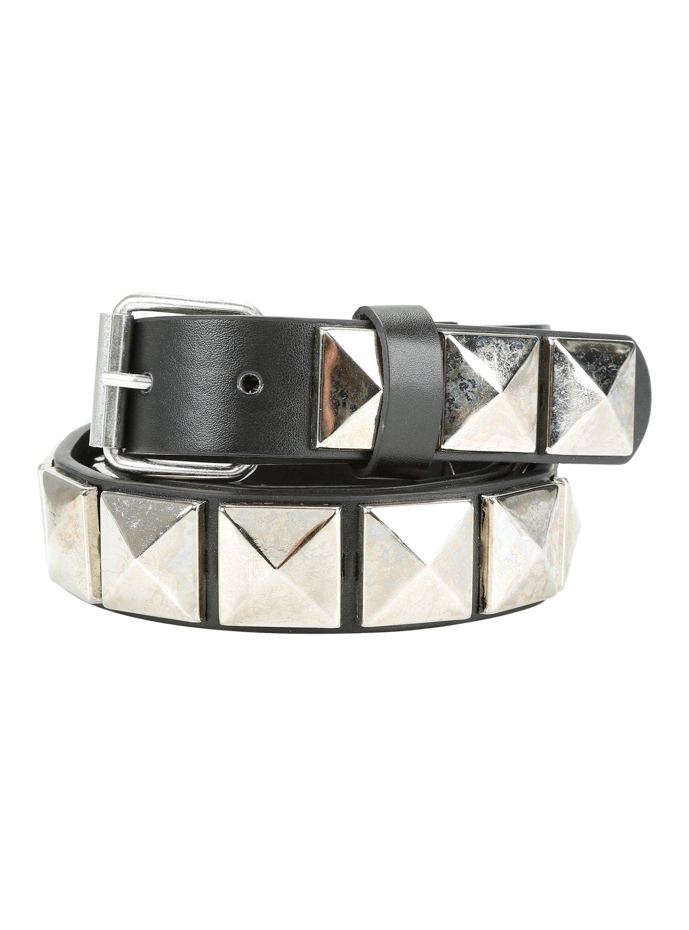 Single Row Large Pyramid Belt | Hot Topic