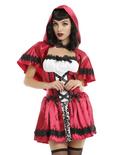 Dark Red Riding Hood Costume, RED, hi-res