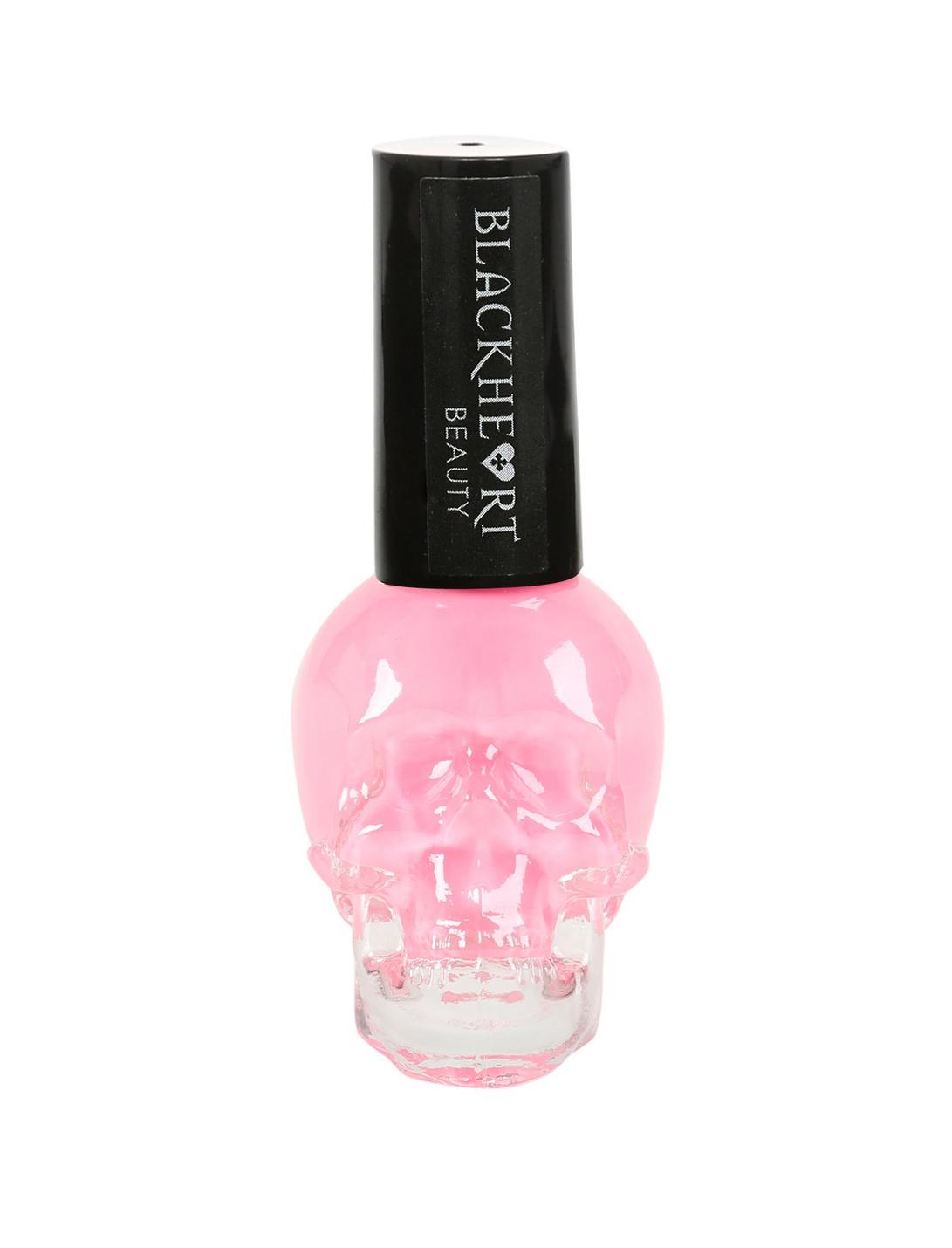 Blackheart Beauty Neon Baby Pink Nail Polish, , hi-res