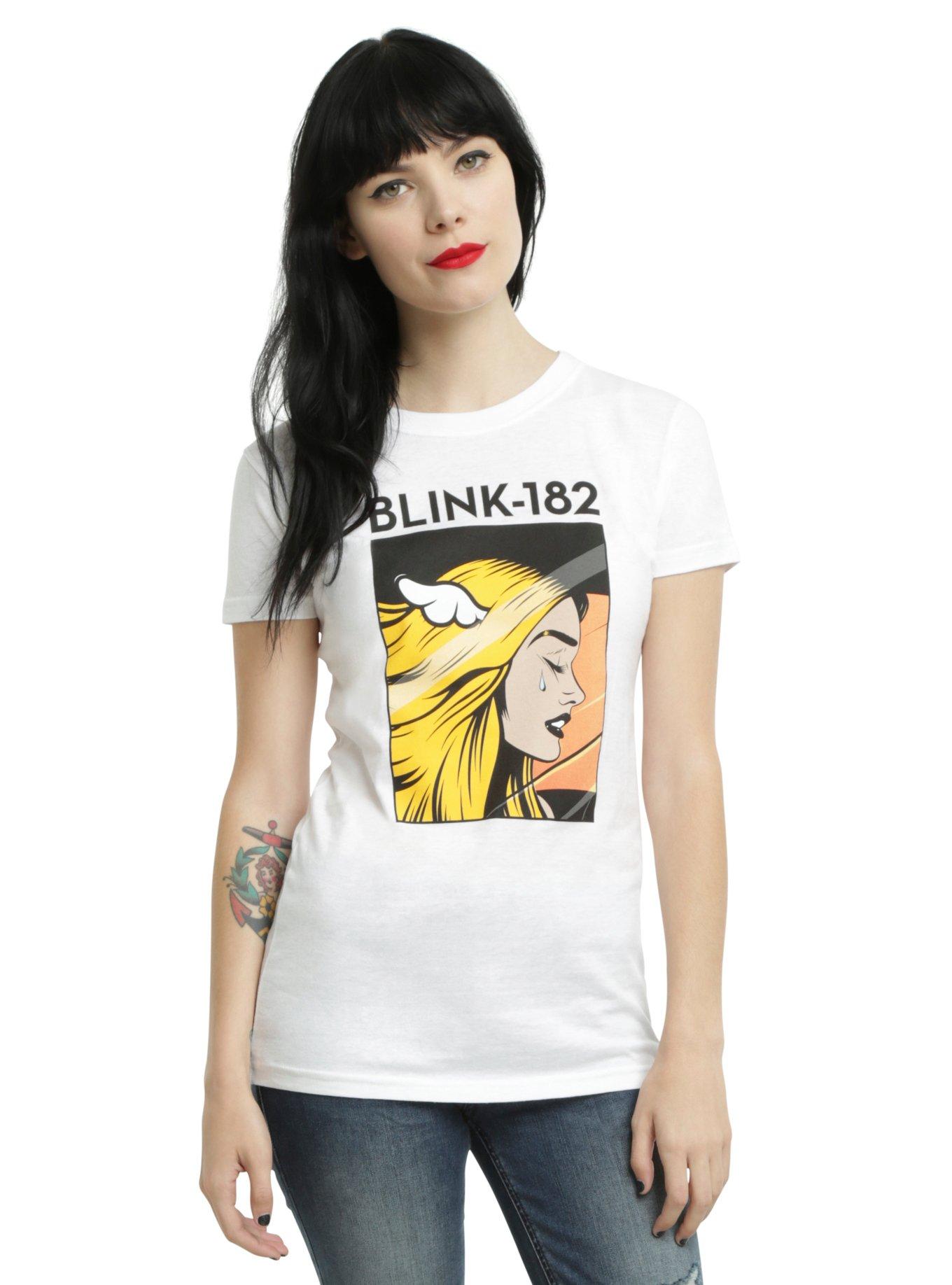 Blink-182 Cryifornia Girl Girls T-Shirt, WHITE, hi-res