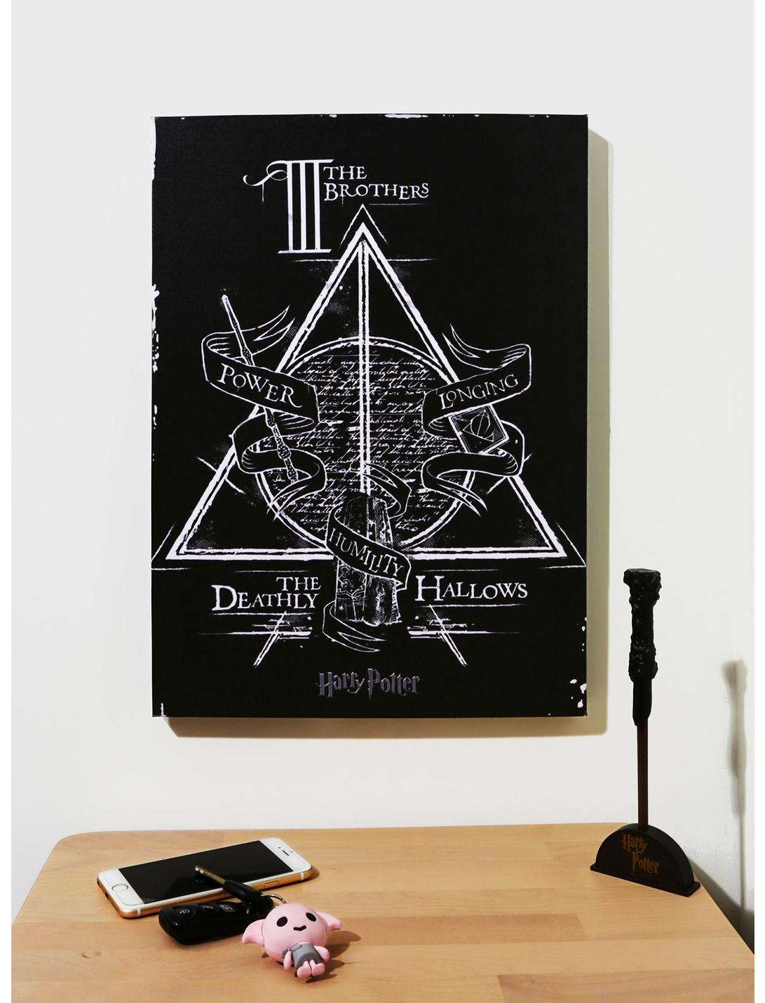 Harry Potter Deathly Hallows Canvas Print, , hi-res