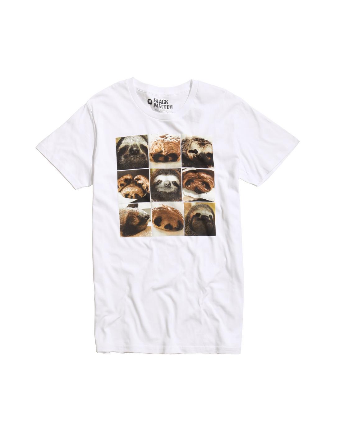 Sloth Or Croissant T-Shirt, WHITE, hi-res