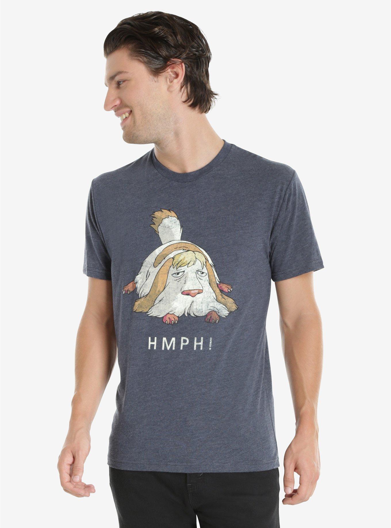 Studio Ghibli Howl's Moving Castle Heen T-Shirt, NAVY, hi-res