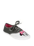 Disney Minnie Mouse Face Lace-Up Sneakers, GREY, hi-res