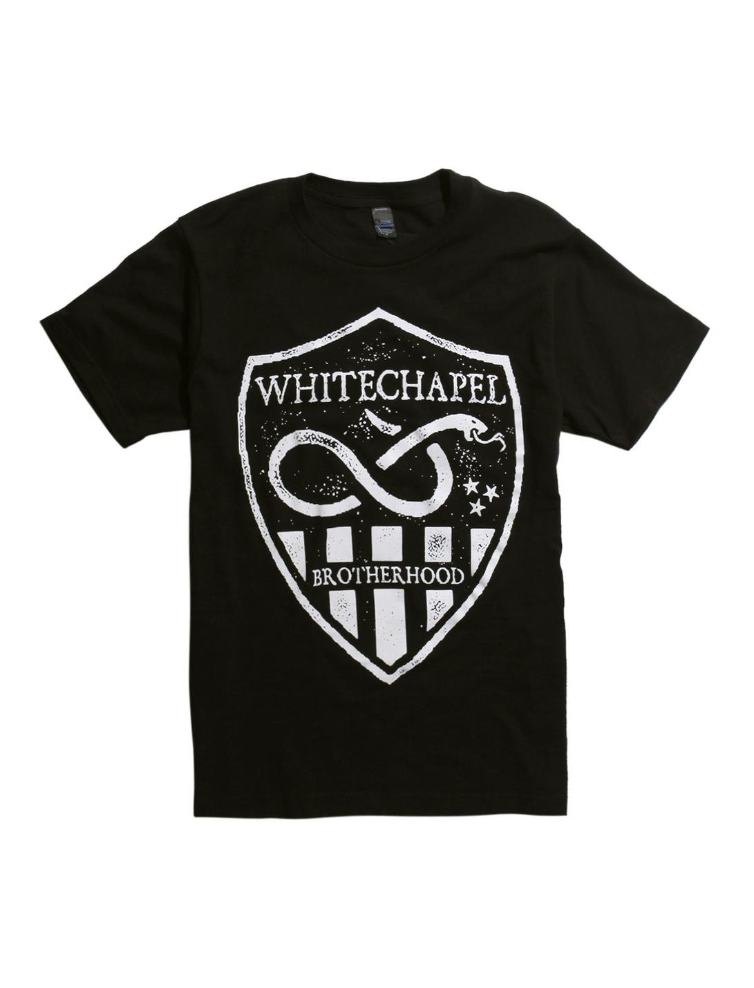 Whitechapel Brotherhood Crest T-Shirt, BLACK, hi-res