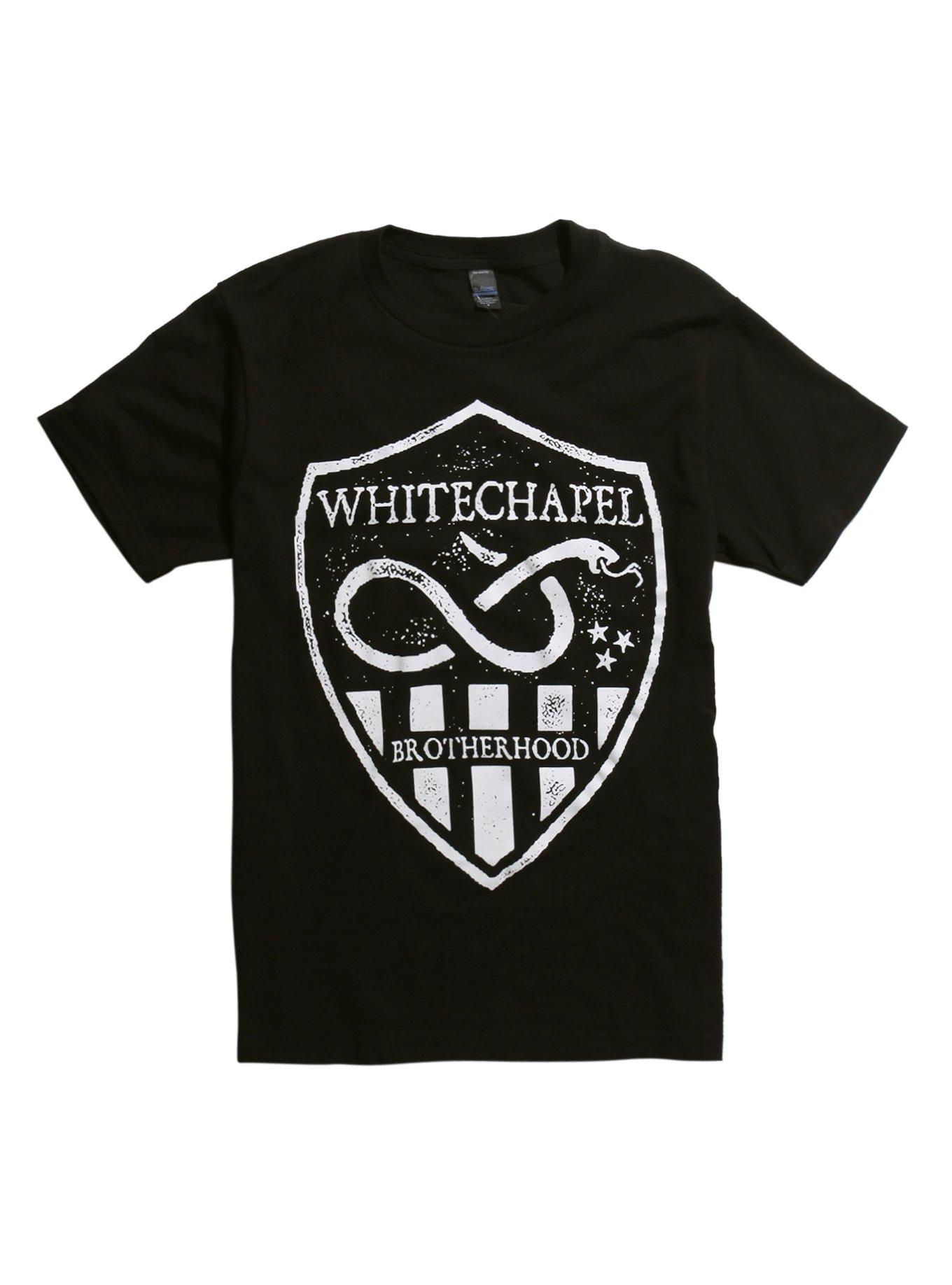 Whitechapel Brotherhood Crest T-Shirt, BLACK, hi-res