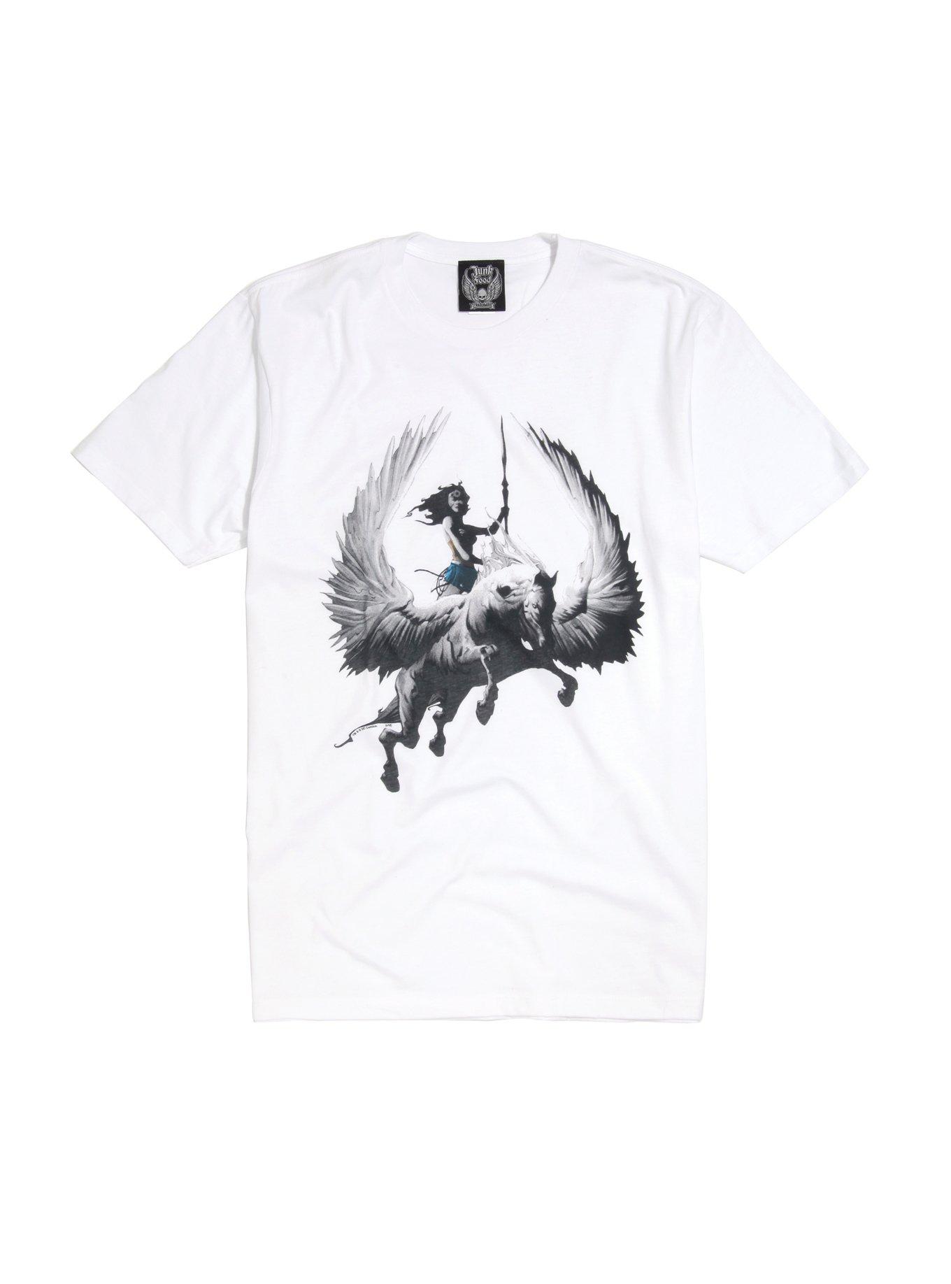 DC Comics Wonder Woman Pegasus T-Shirt, WHITE, hi-res