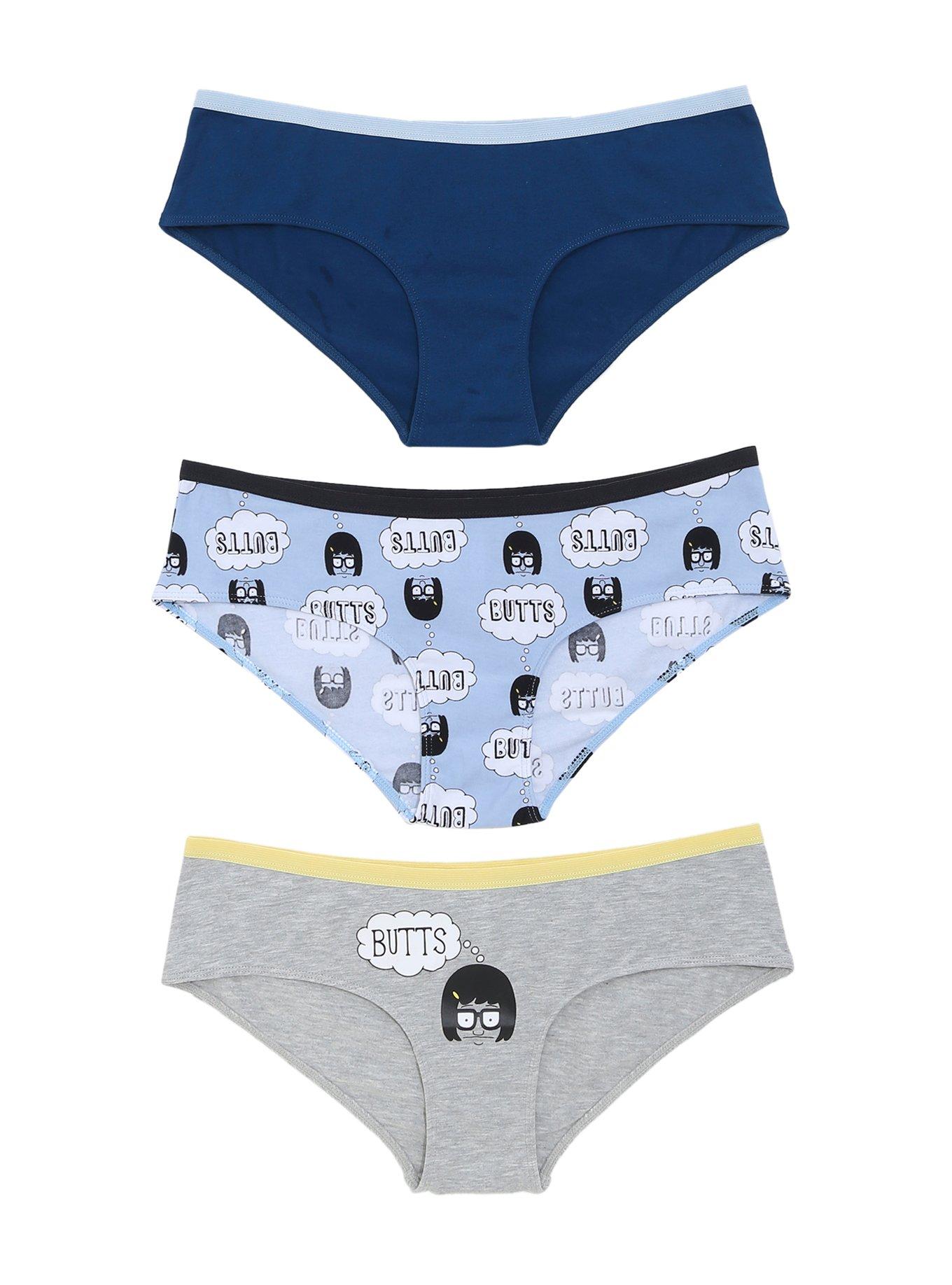 Bob's Burgers Tina Butts Panty Set