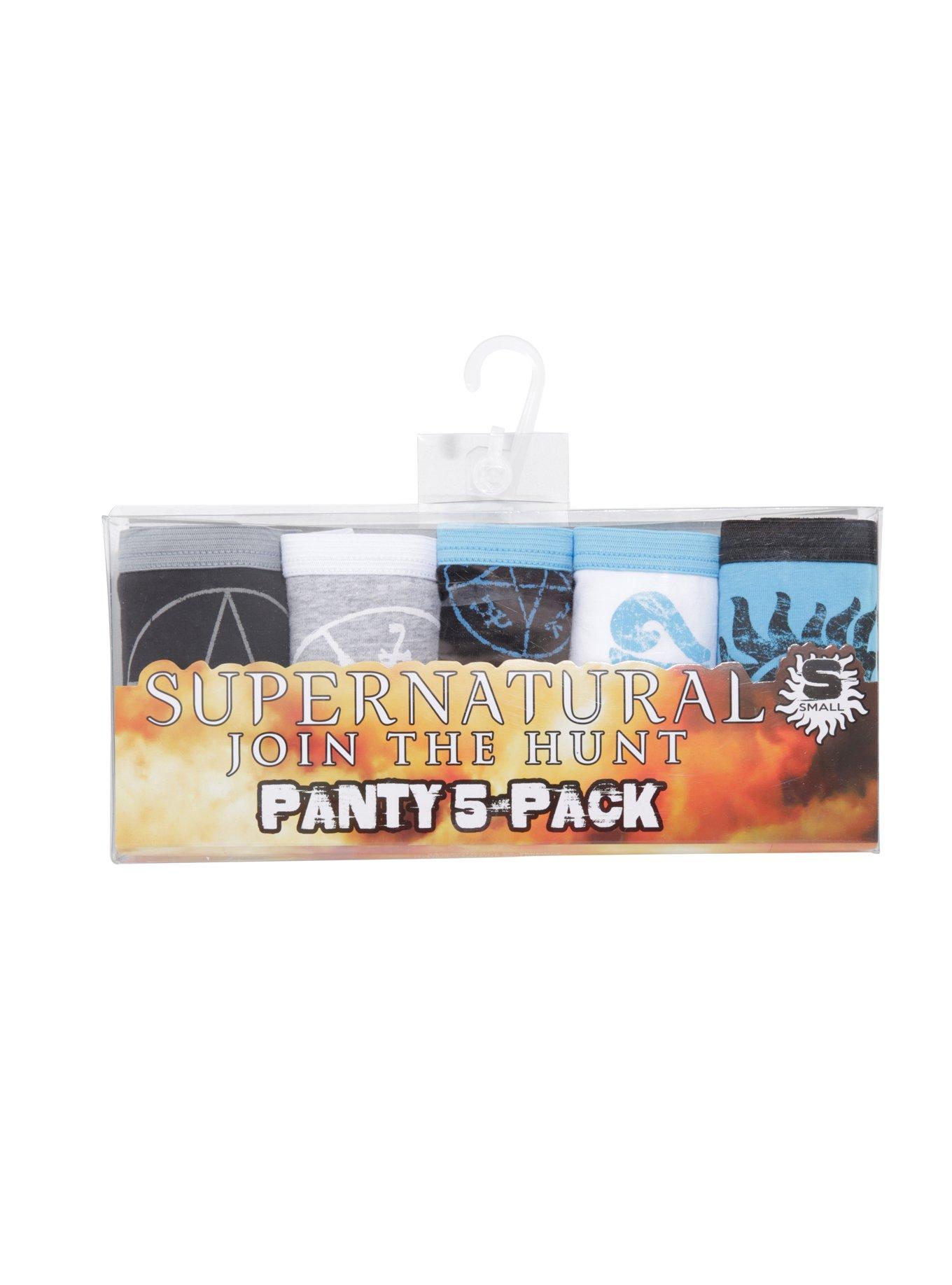 Supernatural Symbols Panty 5 Pack, MULTI, hi-res