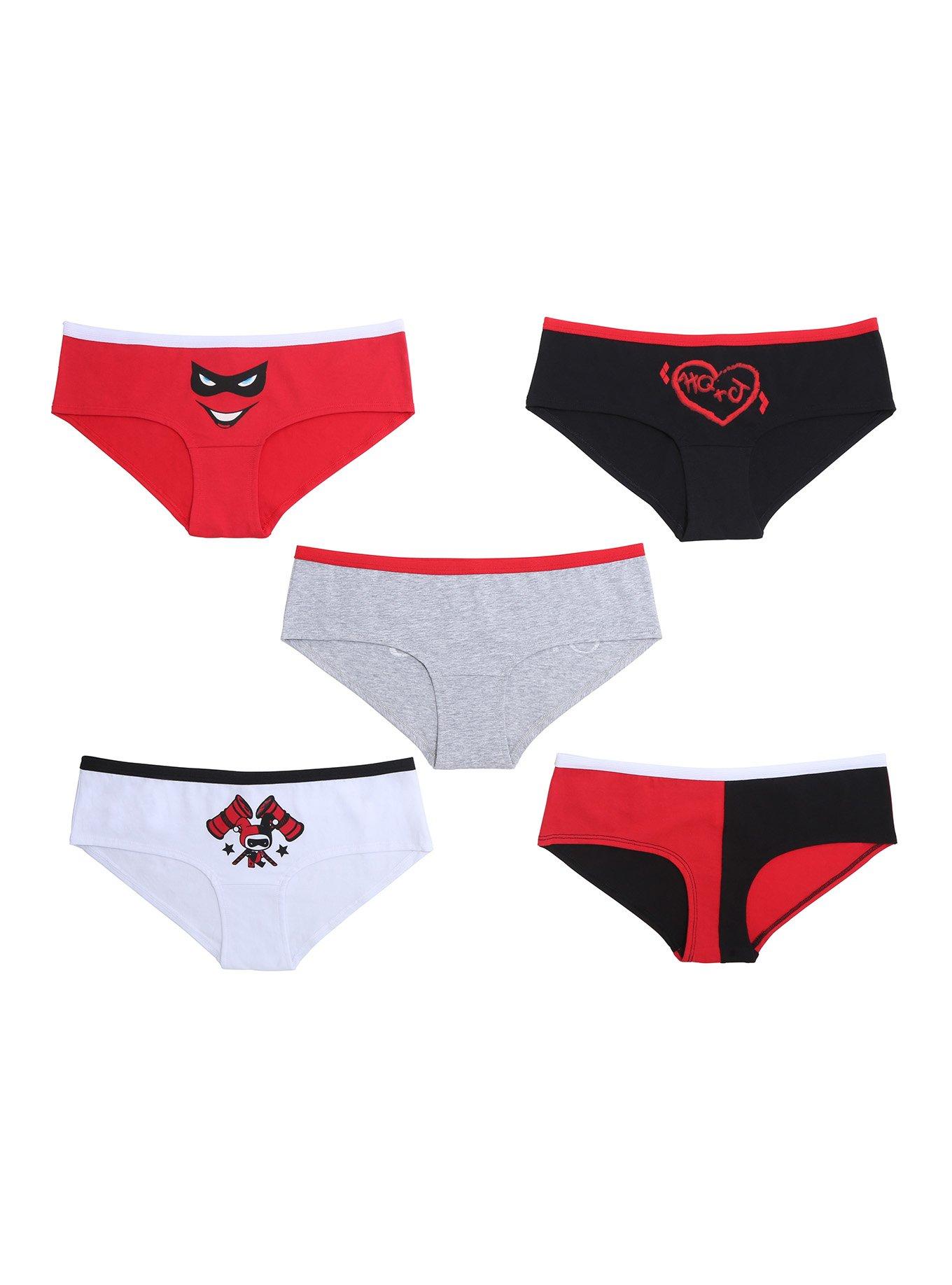 DC Comics Harley Quinn Panty Set, MULTI, hi-res