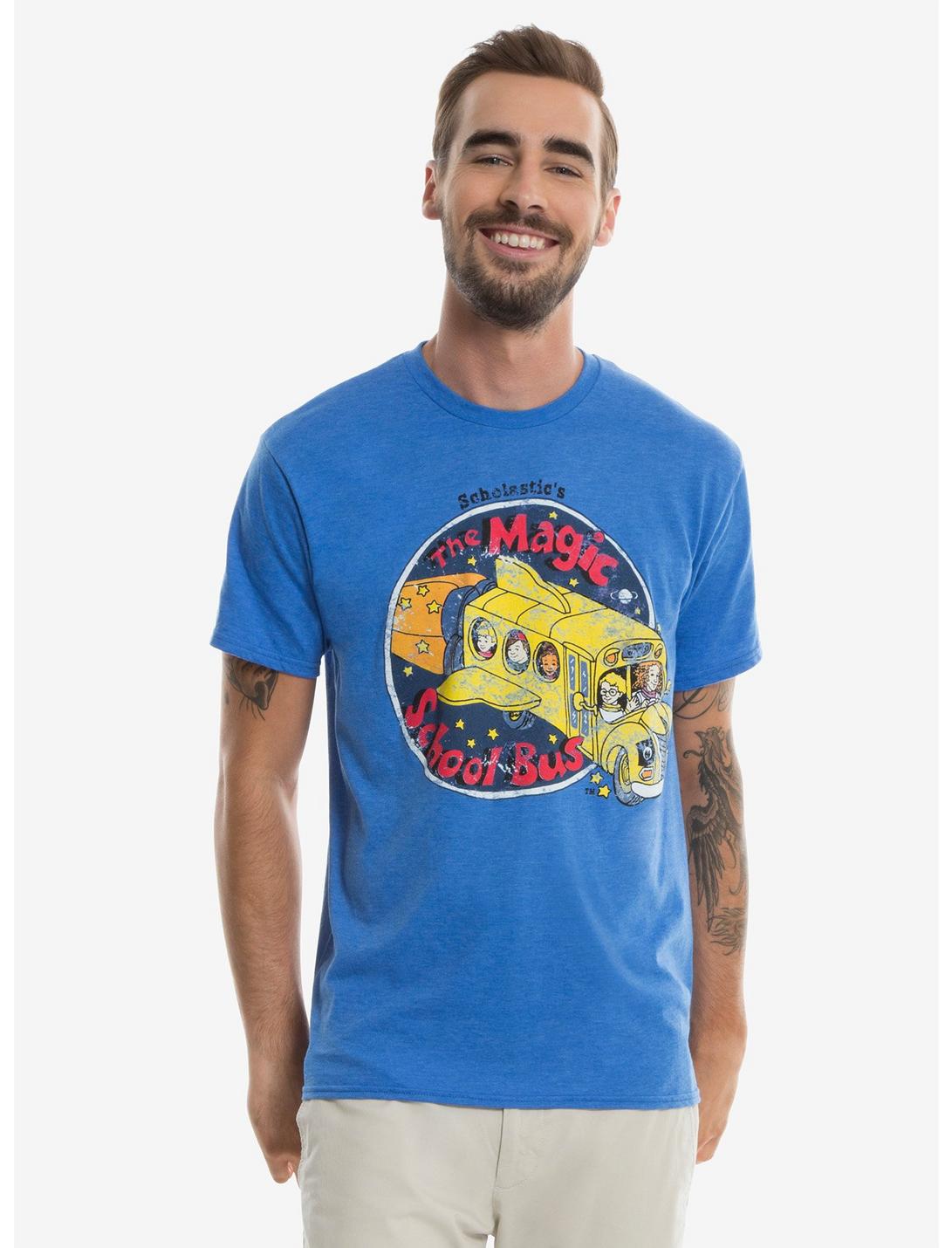 The Magic School Bus Logo T-Shirt, BLUE, hi-res