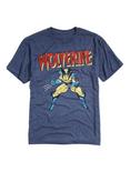 Marvel Wolverine Vintage T-Shirt, BLUE, hi-res