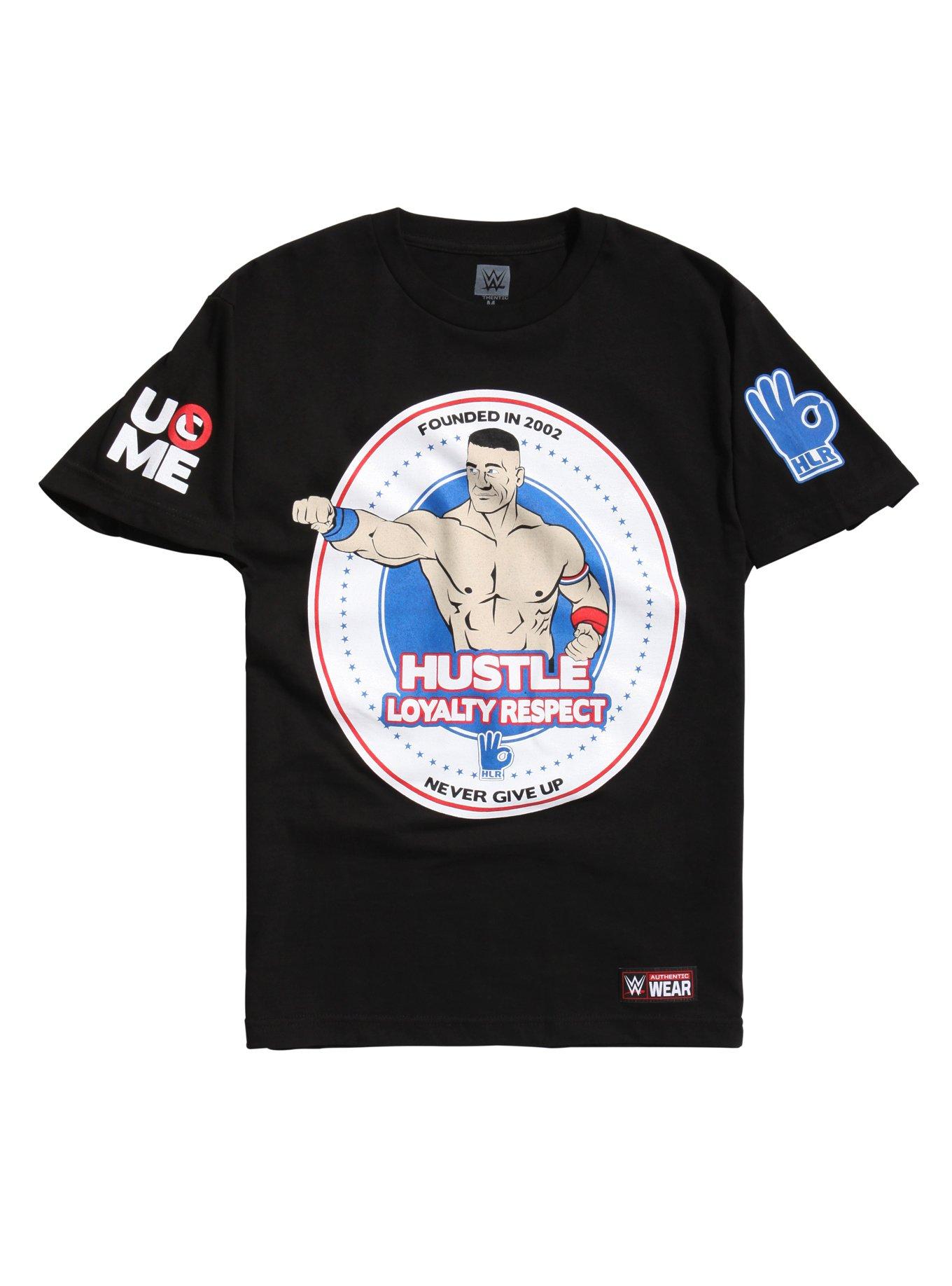 WWE John Cena Hustle Loyalty Respect T-Shirt, BLACK, hi-res