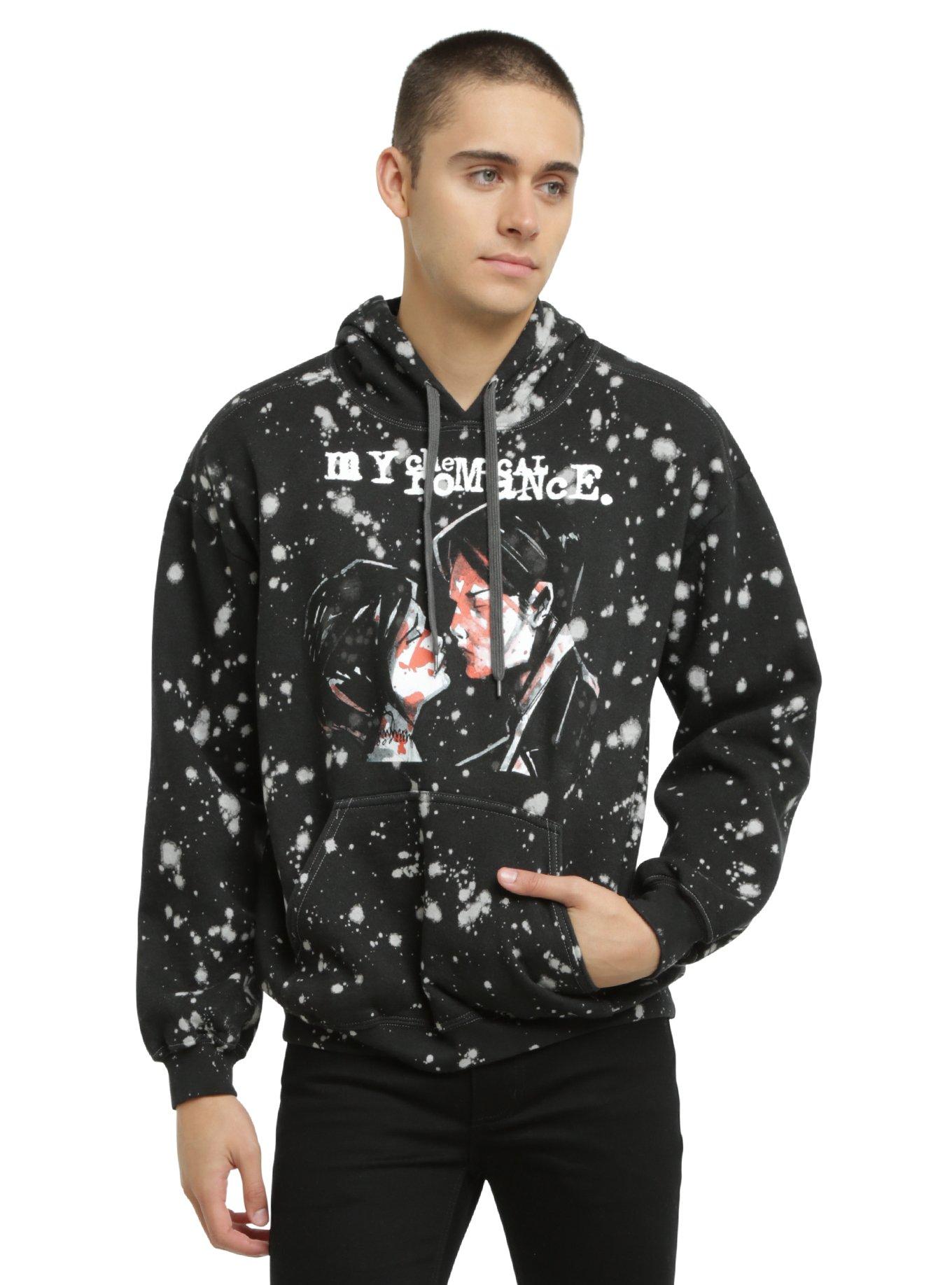 My Chemical Romance Three Cheers Splatter Hoodie | Hot Topic