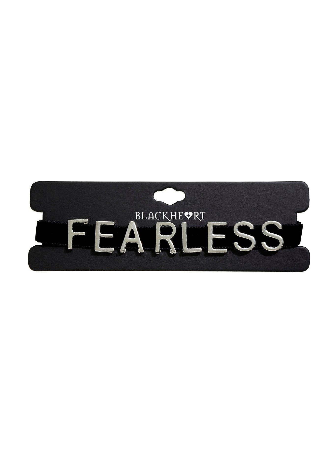 Blackheart Fearless Black Velvet Choker, , hi-res