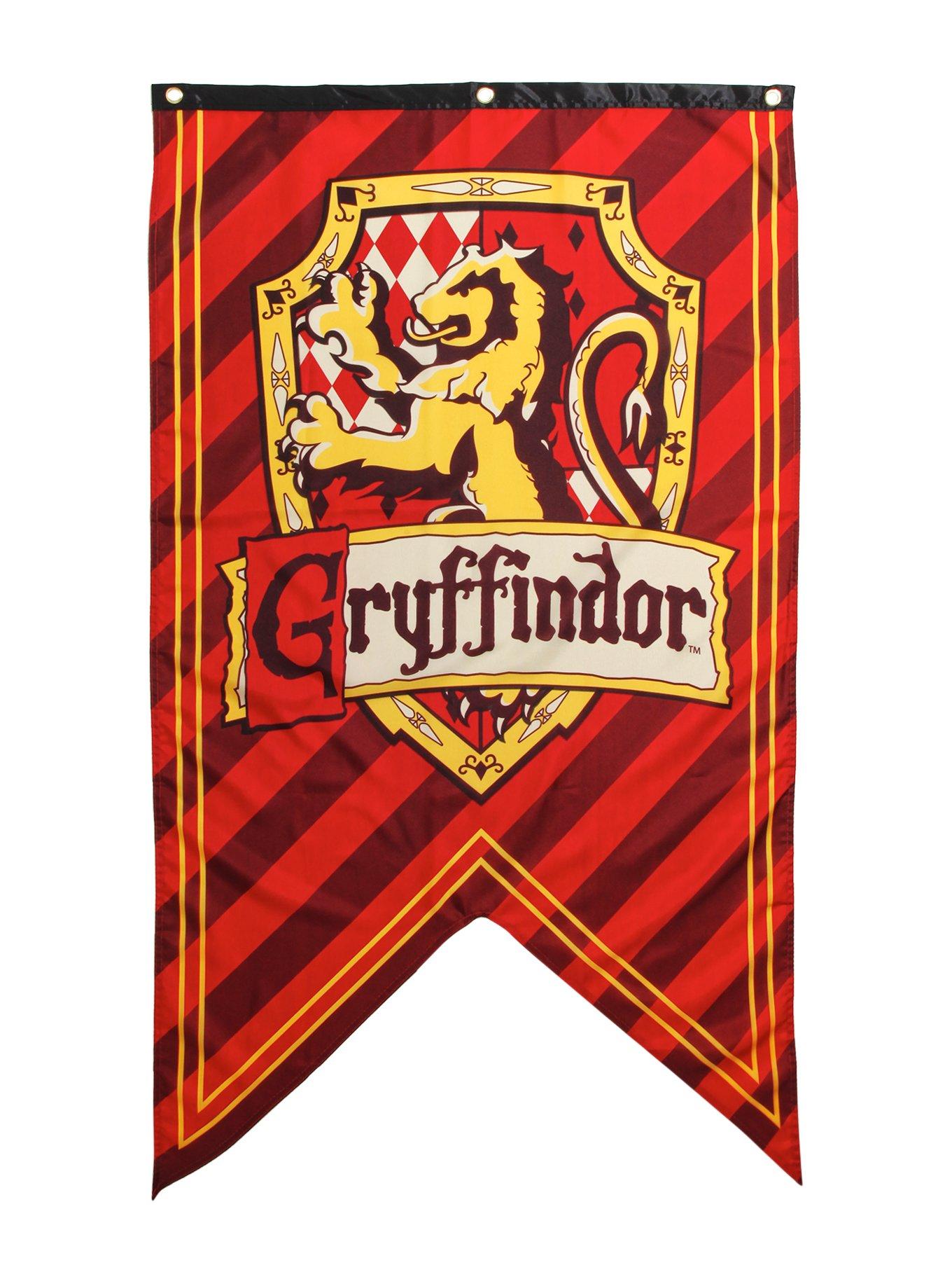 Harry Potter Gryffindor Shield Banner Hot Topic Exclusive, , hi-res